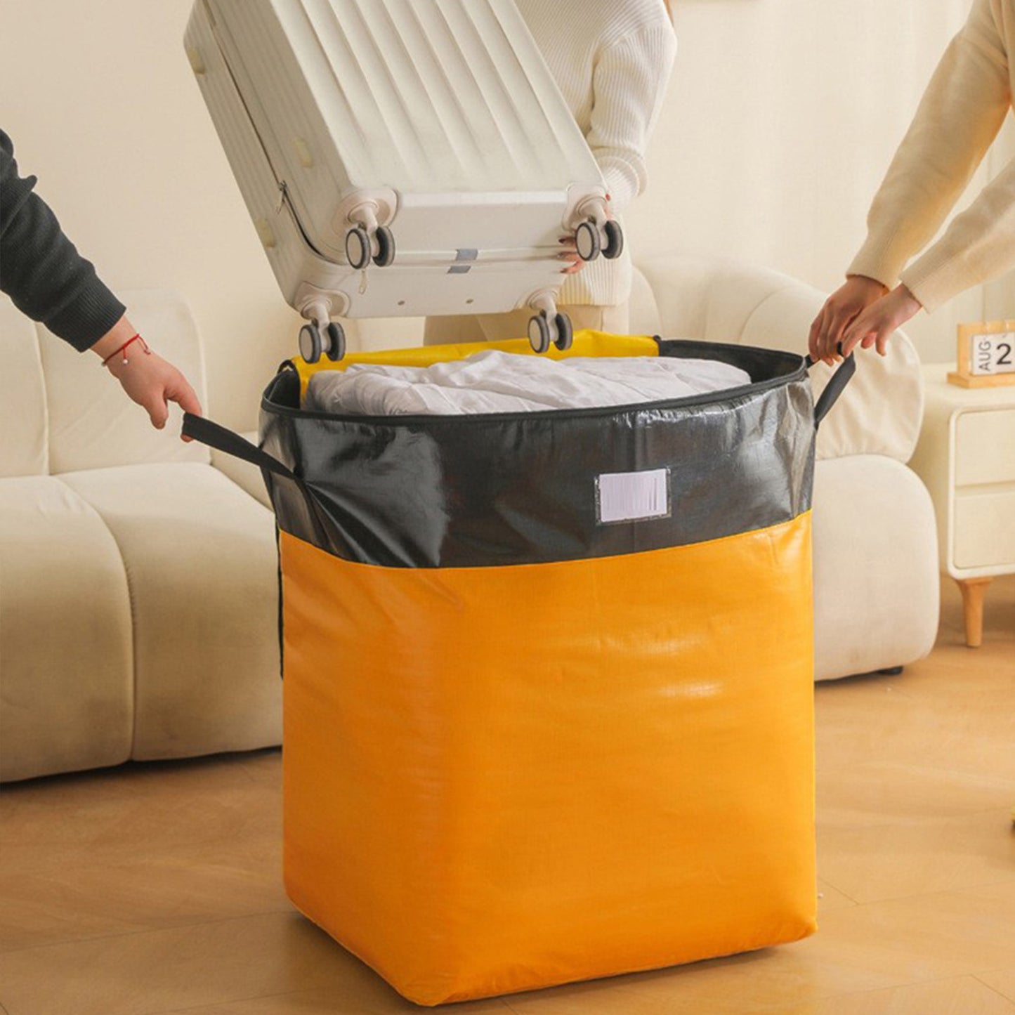 Large Canvas Storage Bag - Home Organizer