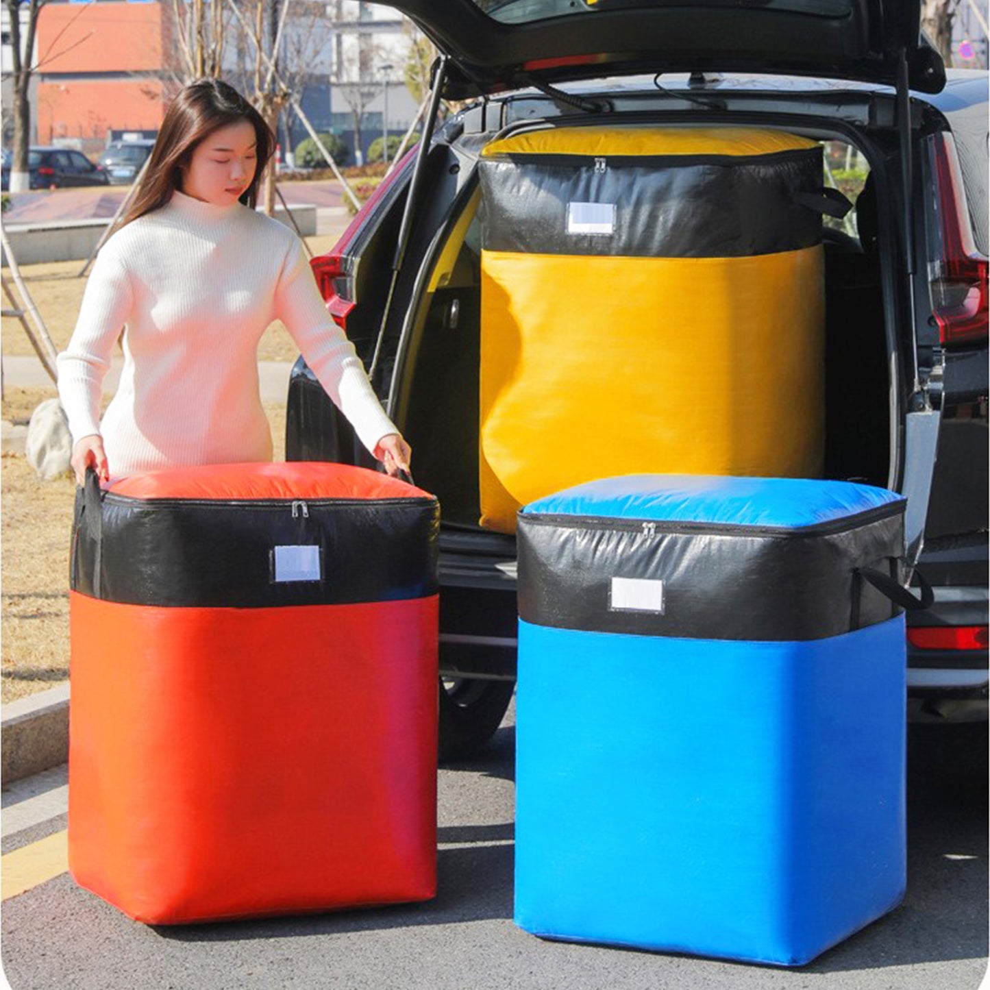Large Canvas Storage Bag - Home Organizer