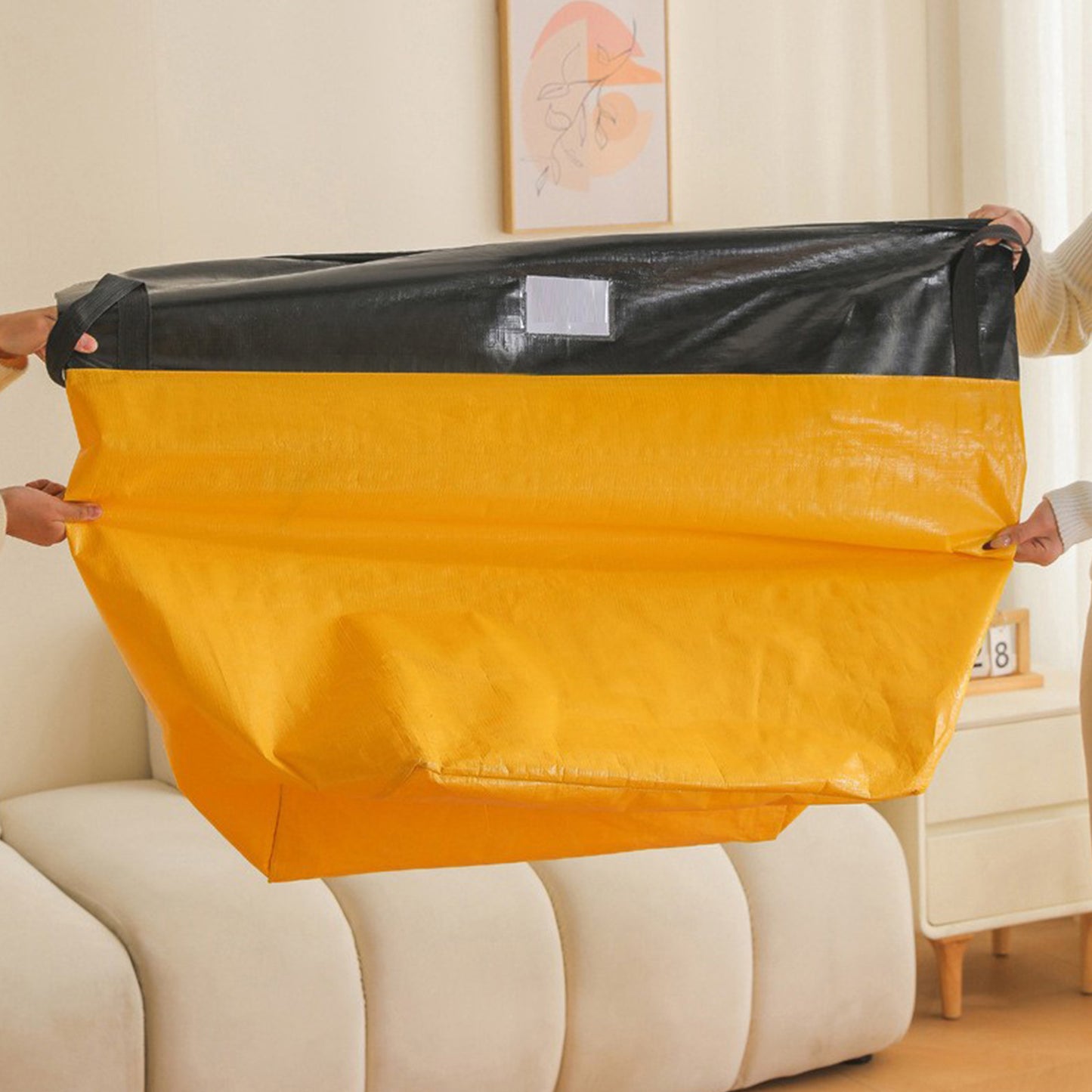 Large Canvas Storage Bag - Home Organizer