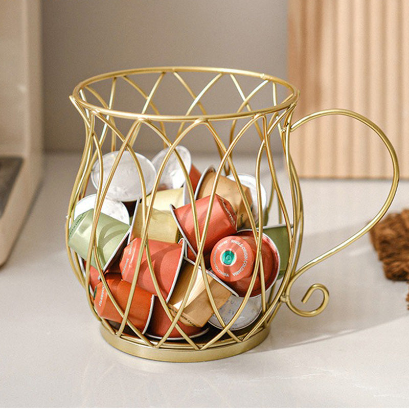 Scandinavian Snack Display Stand - Luxury Coffee Capsule Organizer