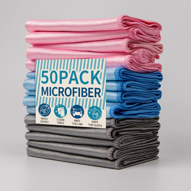 Microfiber Glass Cloth - Streak-Free for Windows & Screens