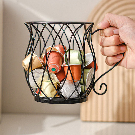 Scandinavian Snack Display Stand - Luxury Coffee Capsule Organizer