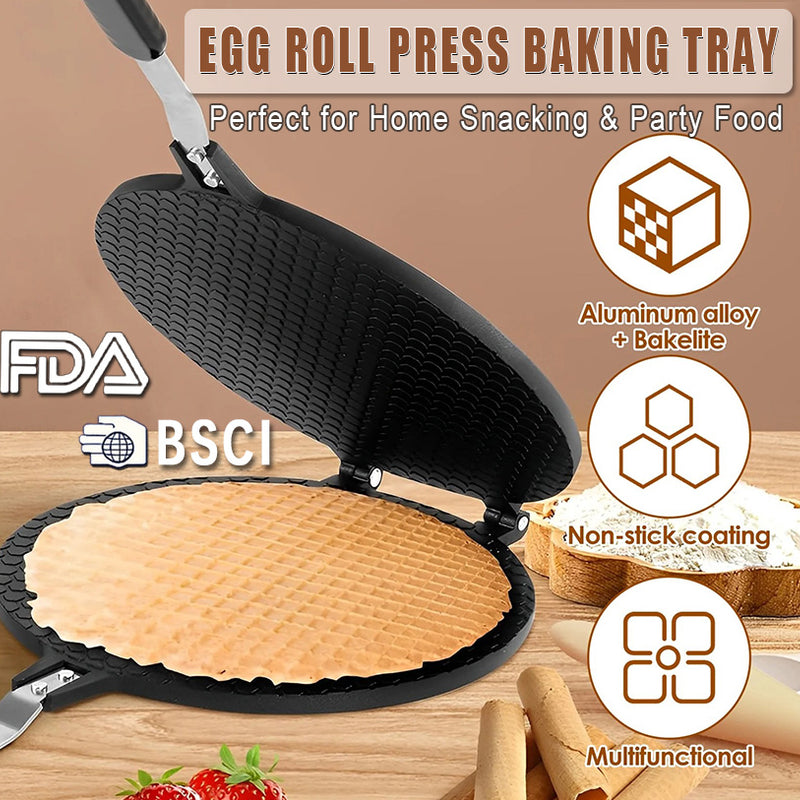 6-Piece Egg Roll Waffle Maker Set - Family Baking Starter Kit - 图片4