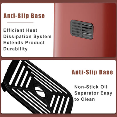 Anti Slip Base & Heat Dissipation，Stable & Durable!
