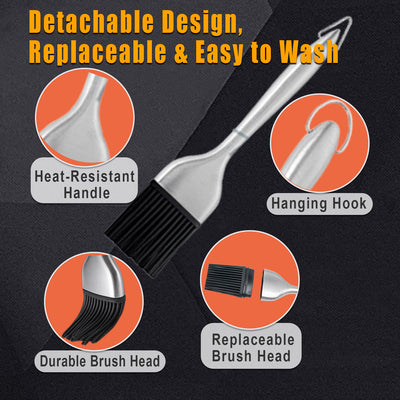 Detachable Silicone Oil Brush