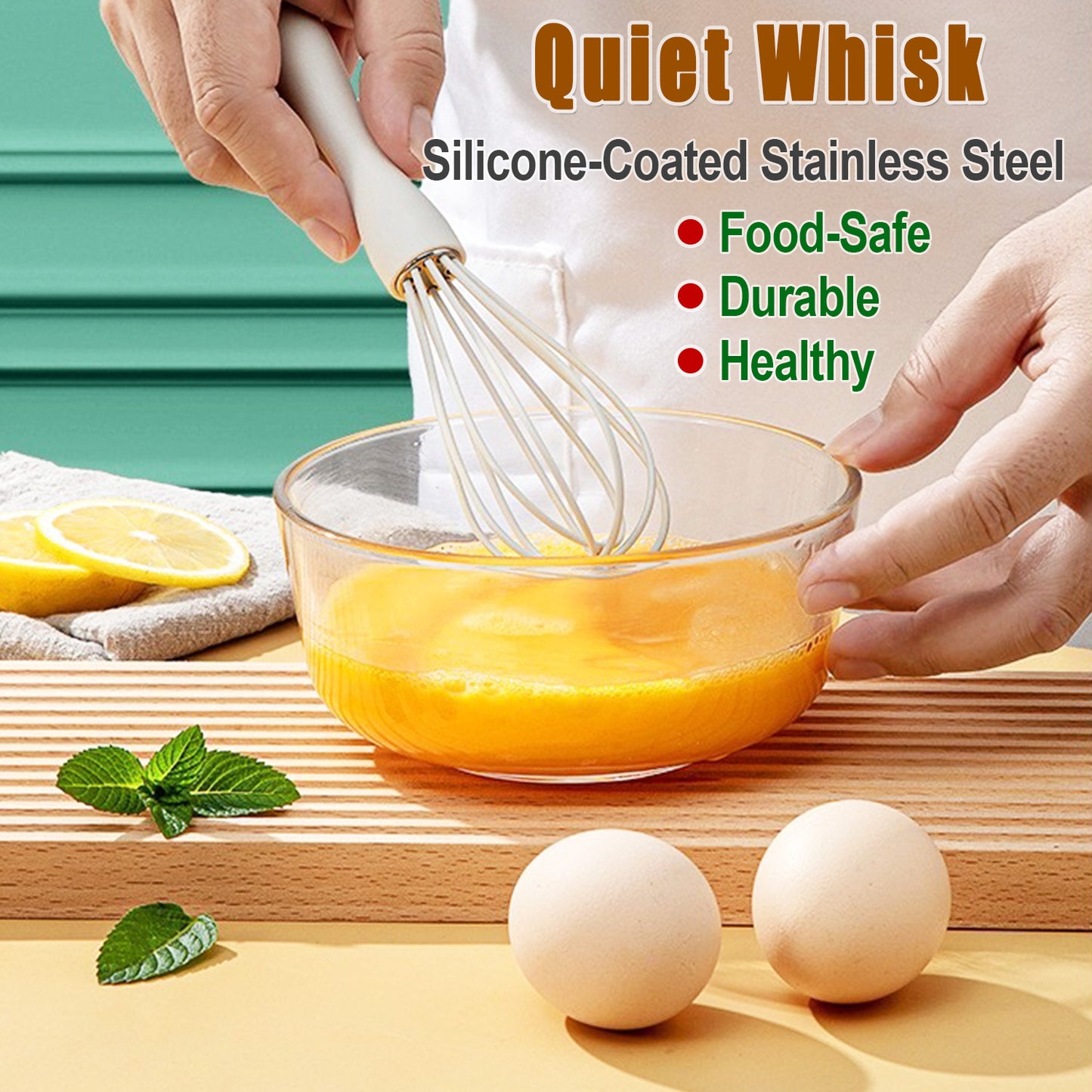 6-Piece Egg Roll Waffle Maker Set - Family Baking Starter Kit