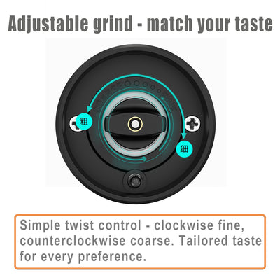 Adjustable grind match your taste