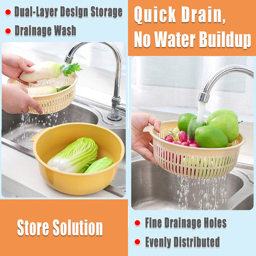 5-in-1 Rotary Vegetable Slicer - Professional Kitchen Mandoline with Zero-Contact Safety - 图片8