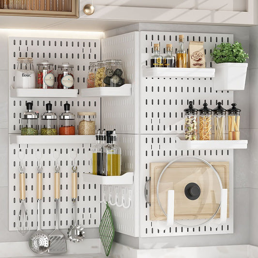 No-Drill Pegboard Organizer - Kitchen Storage Pane