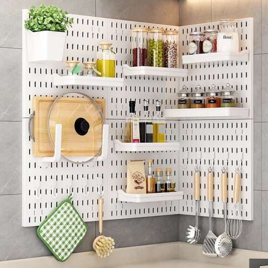 No-Drill Pegboard Organizer - Kitchen Storage Pane