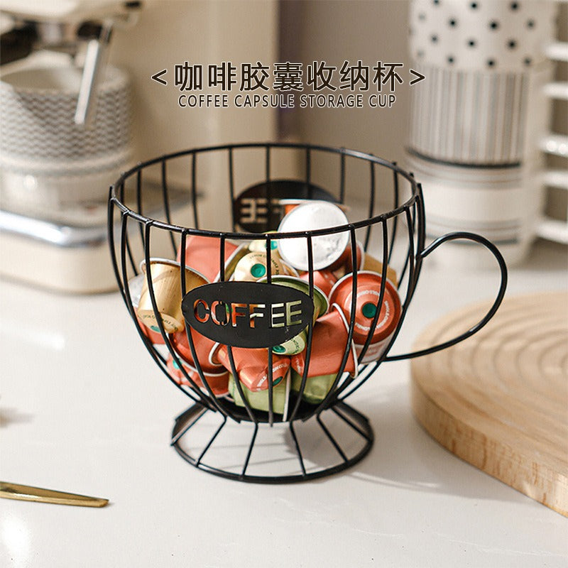 Scandinavian Snack Display Stand - Luxury Coffee Capsule Organizer