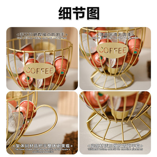 Scandinavian Snack Display Stand - Luxury Coffee Capsule Organizer - 图片8