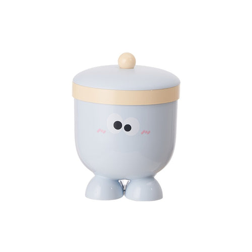 Cartoon Desk Trash Can - Oilproof Lid, Cute Storage Bin for Home/Dorm - 图片5