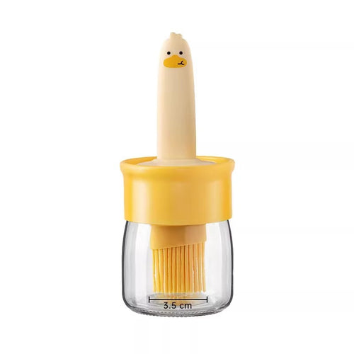 Food-Grade Silicone Oil Brush Bottle - Kitchen & Baking Duck Brush - 图片5