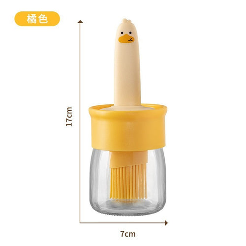 Food-Grade Silicone Oil Brush Bottle - Kitchen & Baking Duck Brush - 图片6