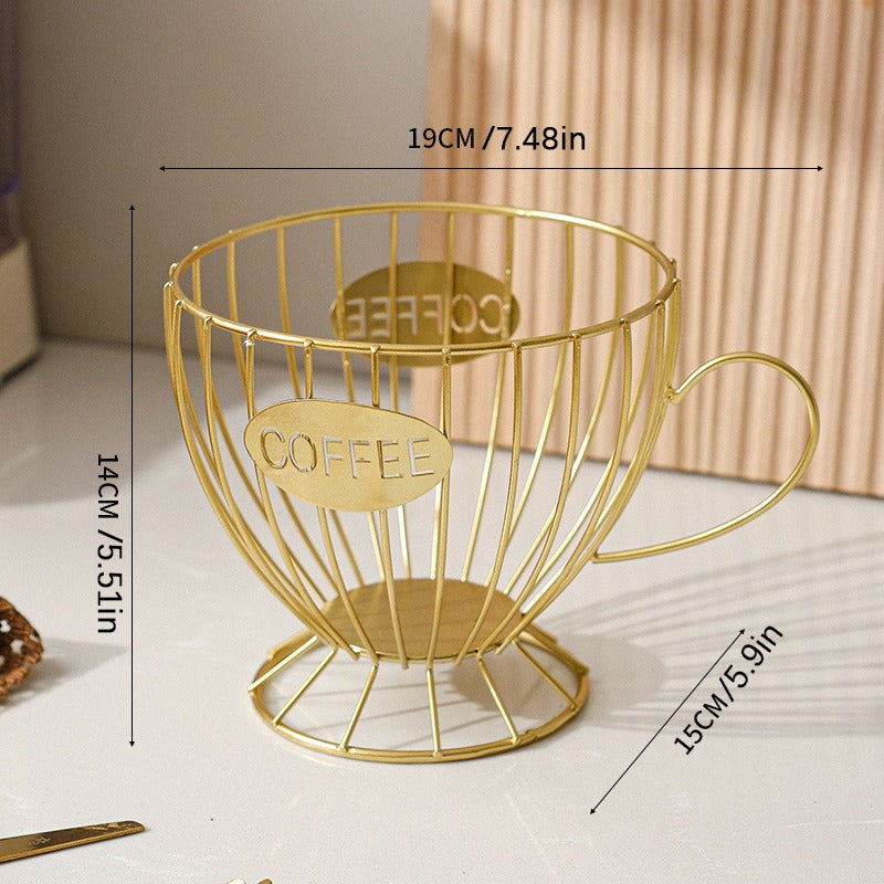 Scandinavian Snack Display Stand - Luxury Coffee Capsule Organizer