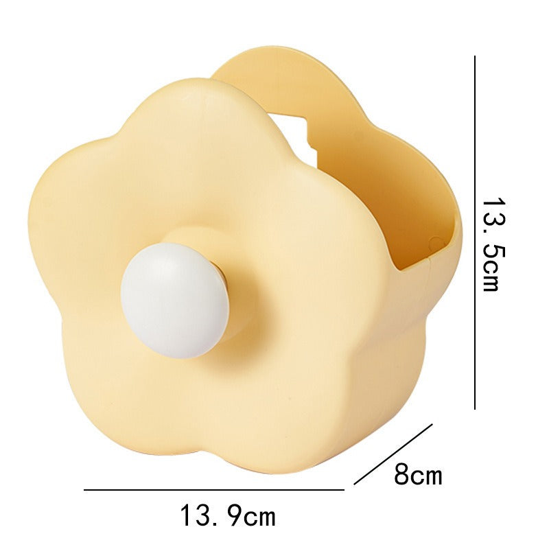 Floral Makeup Brush Holder - Wall/Desktop Organizer - 图片7