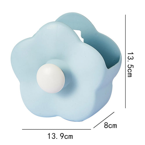 Floral Makeup Brush Holder - Wall/Desktop Organizer - 图片8