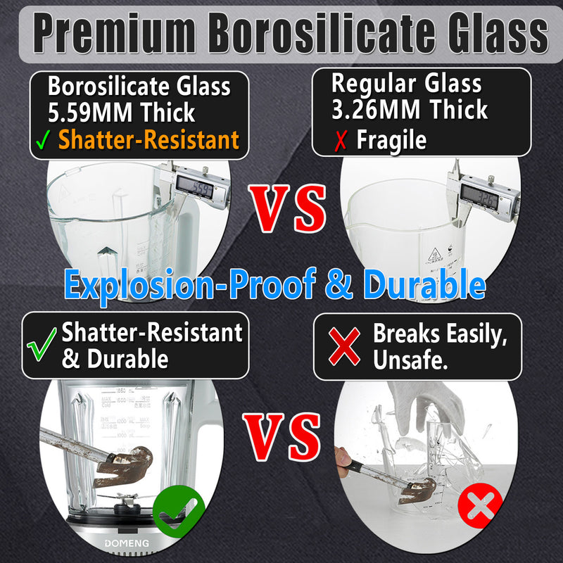 Premium Borosilicate Glass 5.59mm Thick - Shatter-Resistant Explosion-Proof Heat-Cold Resistant - 图片8
