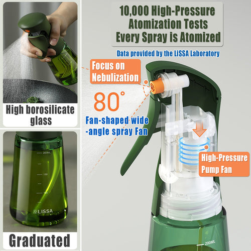 4-Piece Professional Oil Dispenser Set - Smart Spray Bottles & Cleaning Kit - 图片6